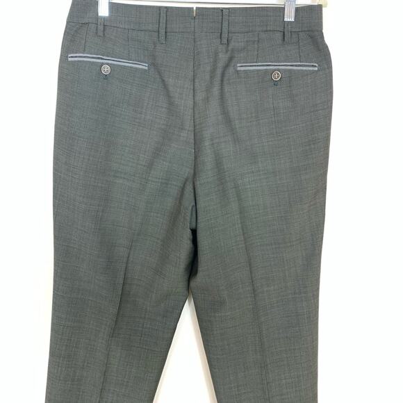 Hiltl New Wool Trousers Men's Size 34x33 Business Office Pants - Picture 2 of 9